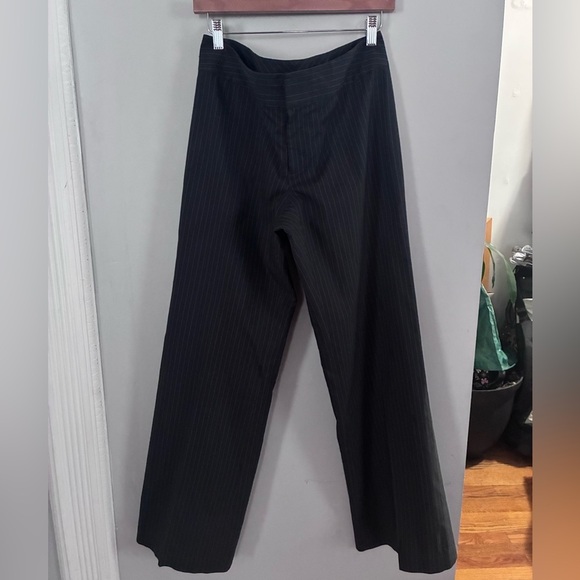 Banana Republic Pants - Banana Republic Charcoal Pinstripe Pants Sz 8